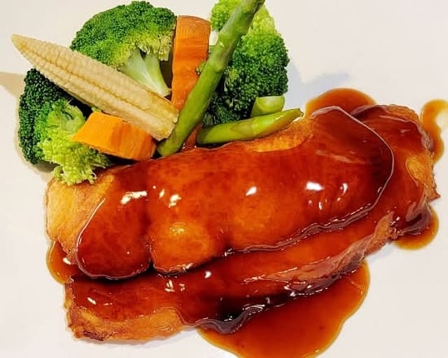 Salmon Teriyaki Box (L).